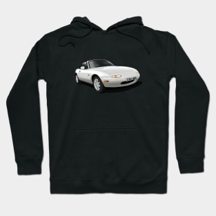 1990 Mazda MX5 in white Hoodie